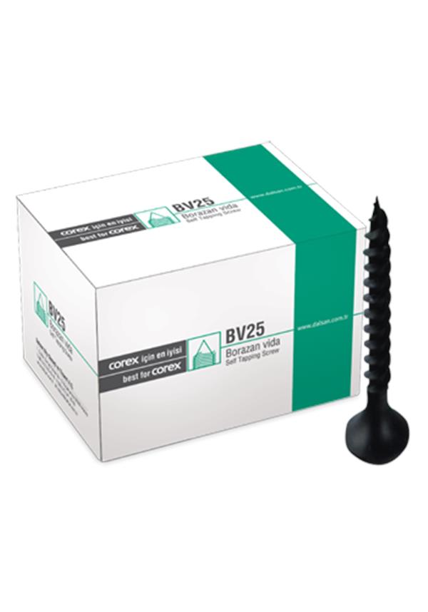 BORAZAN VİDA - 25 mm (DÖKME) 